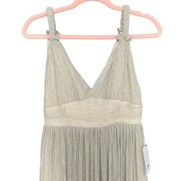 LINI Katherine Metallic Textured Evening Formal Maxi Dress NWT - Picture 3 of 7